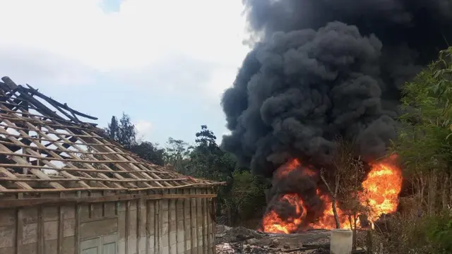 Kebakaran Sumur Minyak di Blora