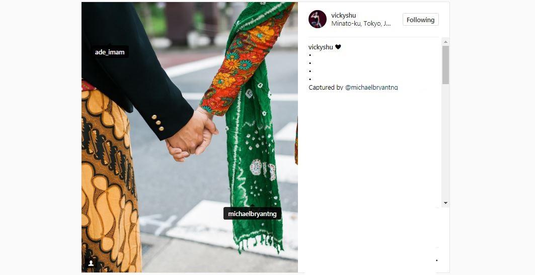 Vicky Shu foto prewedding?