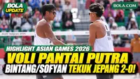 Highlight Semifinal Asian Games 2026: Bintang/Sofyan Tekuk Jepang 2-0, Indonesia ke Final!
