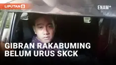 Gibran Akui Belum Urus SKCK