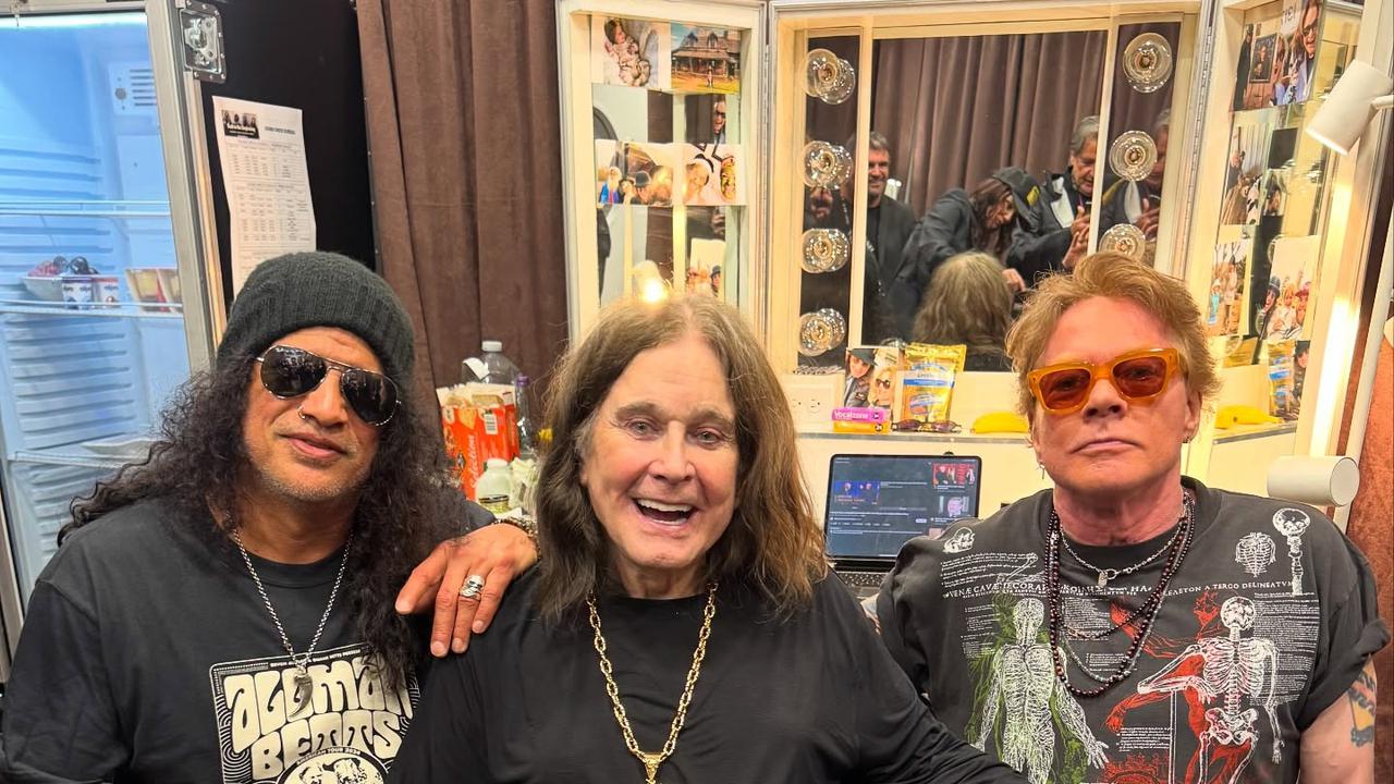 Slash, Ozzy Osbourne, and Axl Rose