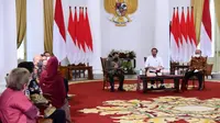 Presiden Jokowi bertemu para seniman (Foto: Biro Pers Media dan Informasi Sekretariat Presiden)