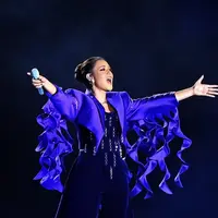 Raisa konser di GBK (Bambang E Ros/Fimela.com)