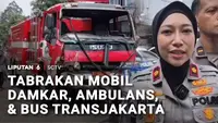 Mobil Damkar Tabrakan Beruntun dengan Lima Kendaraan di Cakung
