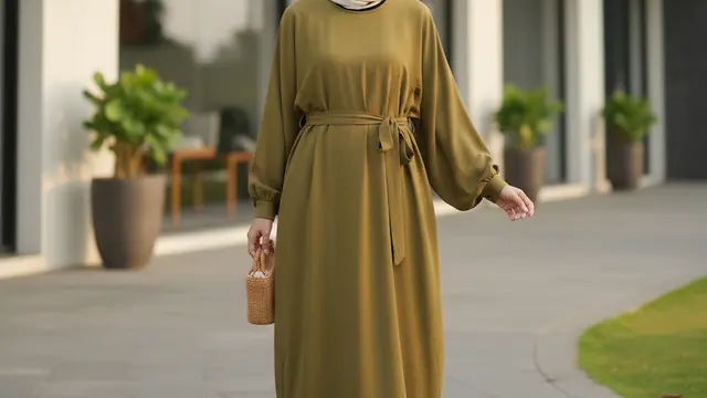 8 Trend Gamis Abaya Modern Terbaru 2025 untuk Tampil Anggun dan Berkelas, Bisa Jadi Referensi