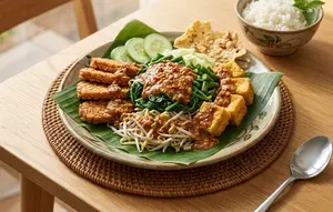 Resep Pecel Tempe Tahu Pedas yang Gurih dan Nagih