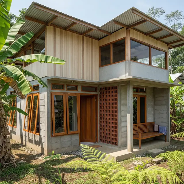 Desain Rumah Sederhana 3 Kamar di Kampung