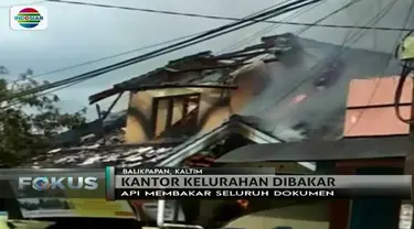 Seorang pegawai mengamuk dan membakar Kantor Kelurahan Graha Indah di Balikpapan Utara, lantaran kontraknya tak diperpanjang.