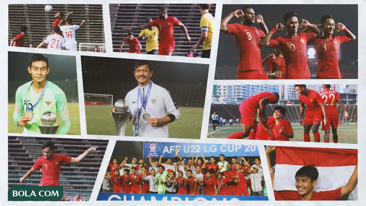 Kolase - Piala AFF U-23 2023, Foto Timnas U-22 yang Juara pada edisi 2019