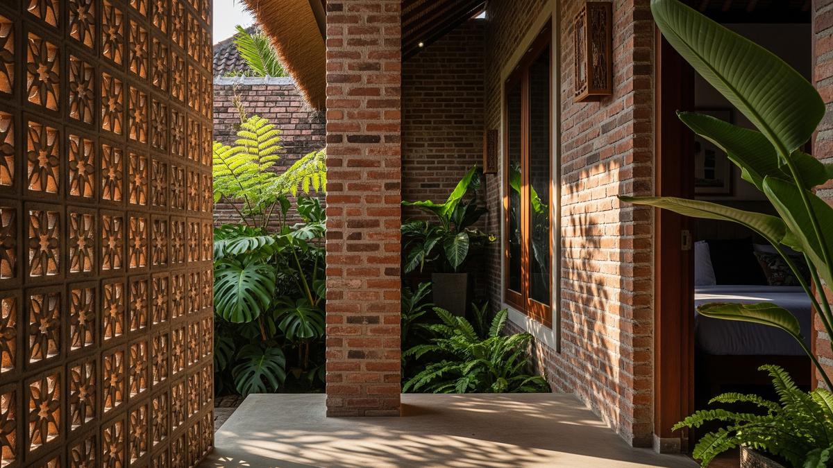 7 Model Roster Rumah Kombinasi Bata Ekspos, Estetika Ventilasi yang Fungsional dan Modern