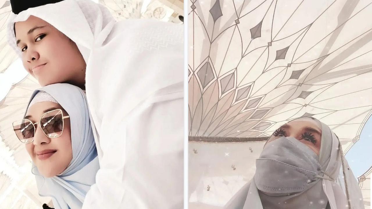 Paramitha Rusady bersama anak menjalankan ibadah umrah (Foto: Instagram @paramitha118real)