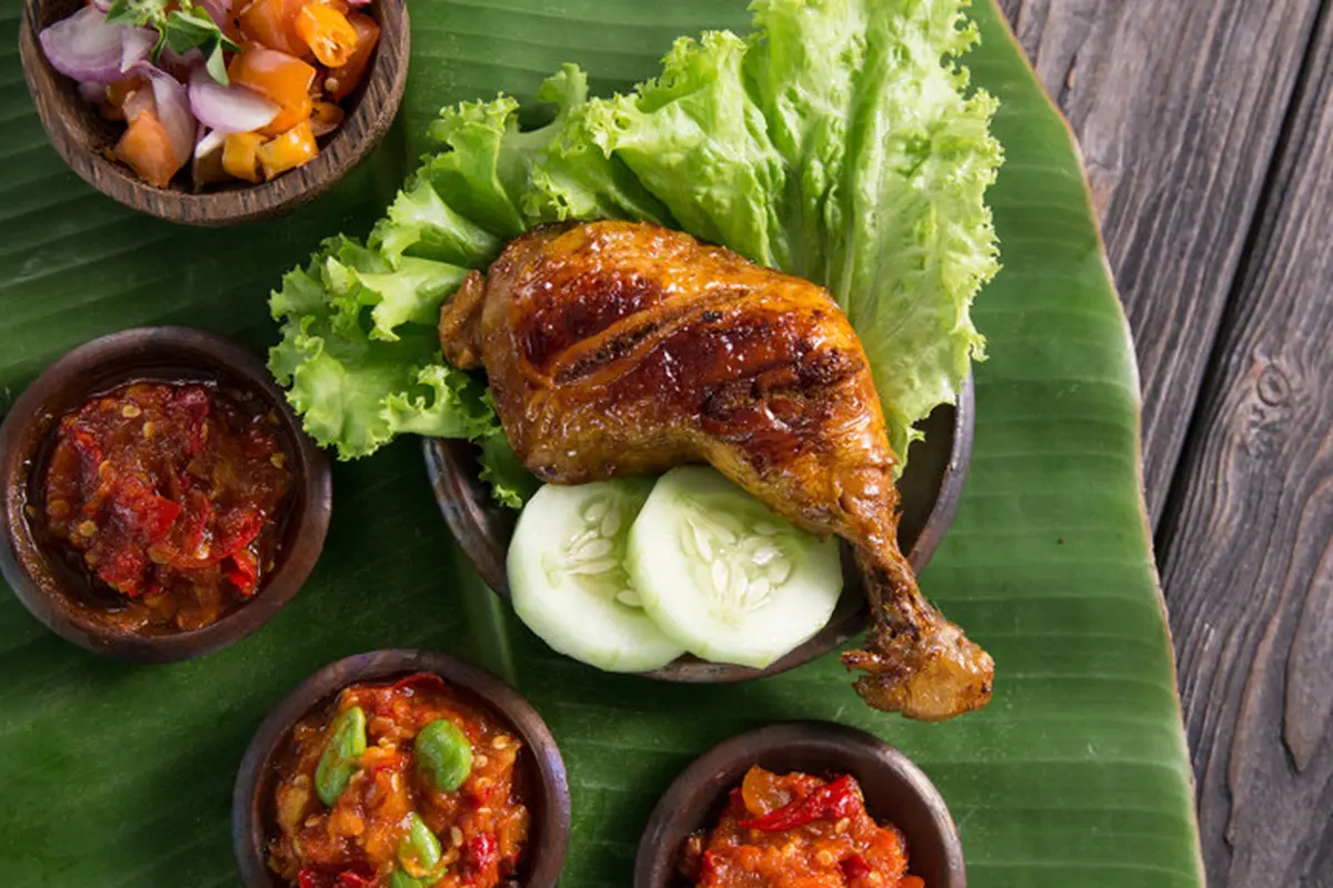 ayam bakar penyet