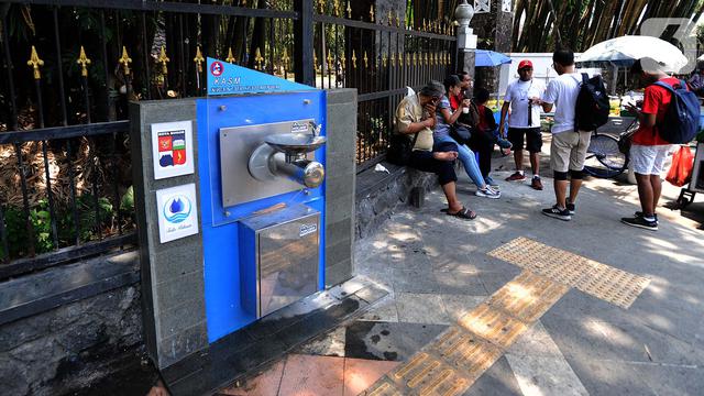 Ada Air Siap Minum untuk Para Pejalan Kaki di Bogor