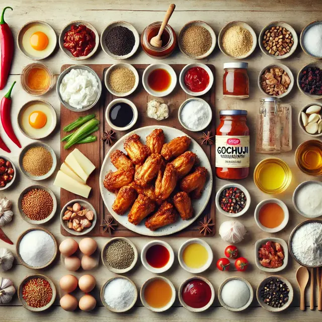 Bahan-Bahan Chicken Wings Korean Spicy