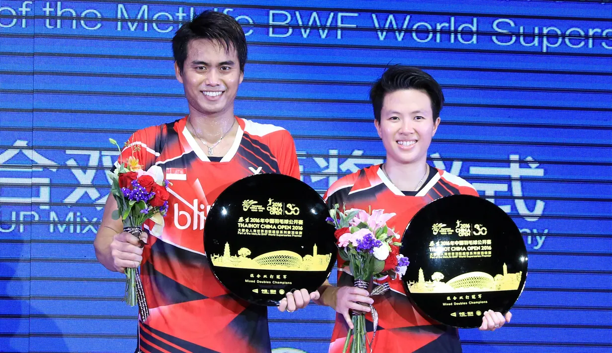 Bagi Tontowi Ahmad/Liliyana Natsir, ini merupakan gelar pertama yang direbut usai meraih medali emas di Olimpiade Rio de Janeiro 2016. (PBSI)