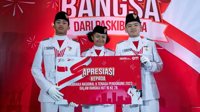 BRI Beri Dana Pendidikan untuk Paskibraka Nasional