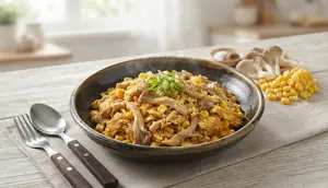 Resep Telur Orak-Arik Jamur Tiram dan Jagung yang Gurih serta Lezat, Mudah Dibuat