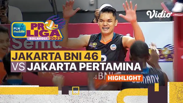 Berita Video, Highlights Final Four Proliga 2022 antara Jakarta BNI 46 Vs Jakarta Pertamina Pertamax pada Minggu (27/3/2022)