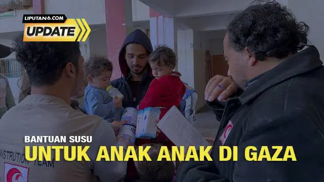 Relawan Mer-C Bagikan Susu di Pengungsian Gaza