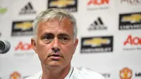 Manajer Manchester United asal Portugal, Jose Mourinho. (AFP/Robyn Beck)