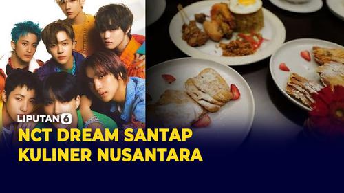 VIDEO: Sampai di Jakarta, NCT Dream Langsung Santap Kuliner Nusantara
