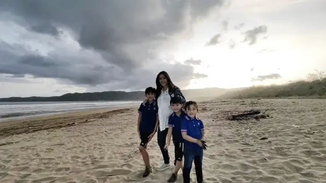 Tampilan Outfit Aliya Rajasa saat hamil besar, credit: @ruby_26