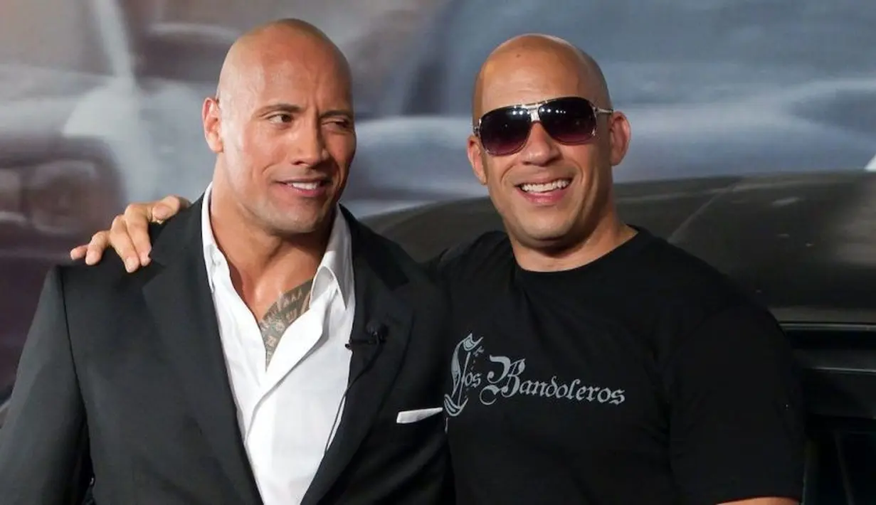 Meski Dwayne tak yakin akan kembali bekerjasama dengan Vin Diesel atau tidak, ia sangat bersyukur dengan penyelasaian yang mereka lakukan. (DigitalSpy)