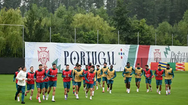 Latihan Portugal Jelang Hadapi Slovenia di Babak 16 Besar Euro 2024