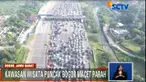 Libur Lebaran kali ini, ribuan kendaraan terjebak kemacetan hingga sepanjang 15 kilometer di jalur Puncak.