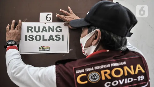 FOTO: Warga Sulap Kos-kosan Jadi Ruang Isolasi COVID-19