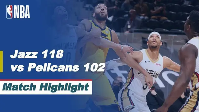 Berita video highlights NBA 2020/2021 antara Utah Jazz melawan New Orleans Pelicans yang berakhir dengan skor 118-102, Rabu (20/1/2021) siang hari WIB.