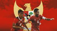 Timnas Indonesia - Fachruddin Aryanto dan Evan Dimas (Bola.com/Adreanus Titus)