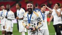 Pemain terbaik final Liga Champions 2023/2024, Dani Carvajal. (Paul ELLIS / AFP)