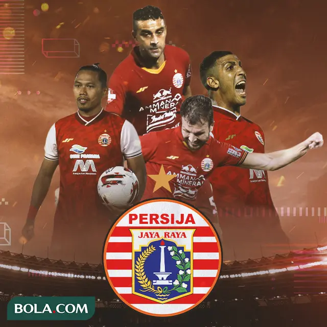 Persija Jakarta - Marco Motta, Tony Sucipto, Yann Motta, Otavio Dutra