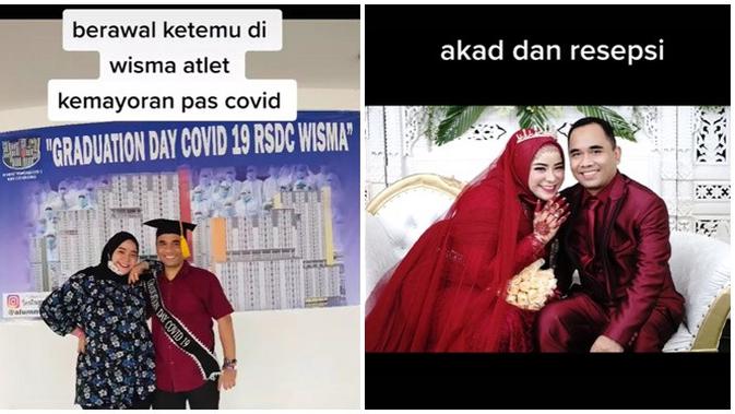 Bertemu Pertama di Wisma Atlet saat Isolasi, Pasangan Ini Melaju ke Pelaminan - Vimarsana News