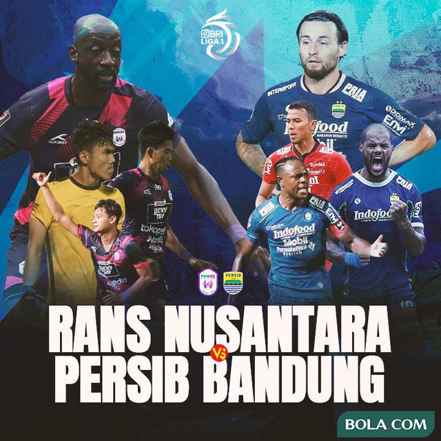 Liga 1 - Duel Antarlini - RANS Nusantara Vs Persib Bandung