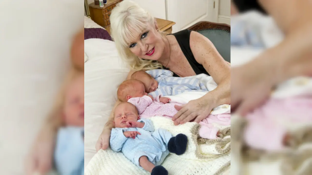 Di Usia ke- 55, Sang Nenek Lahirkan 3 Bayi Kembar 