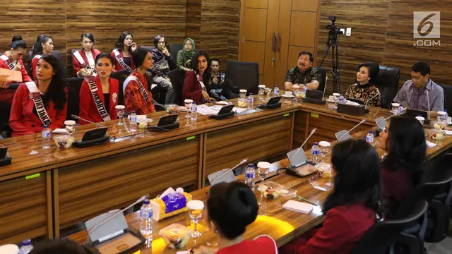 Finalis Puteri Indonesia 2018 Dapat Pembekalan Ekonomi dari KEIN