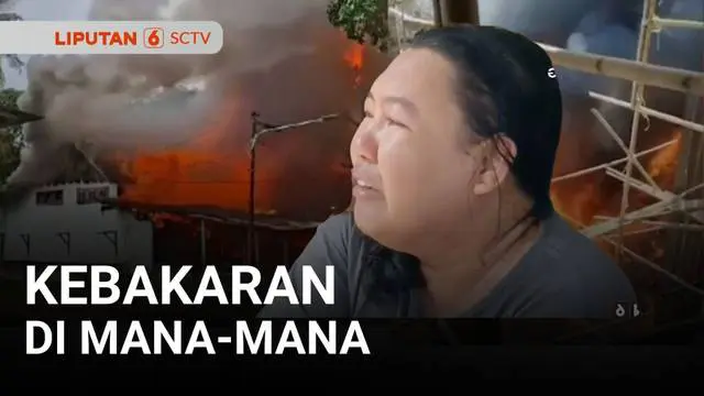 VIDEO: Belasan Rumah Dinas Tentara Terbakar di Kota Manado, Sulawesi Utara