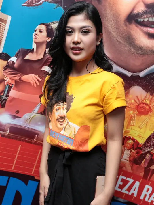 "Aku berharap filmnya disukai dan banyak yang seneng nontonya," Delia Husein, si pemeran Aida di film Benyamin Biang Kerok. (Adrian Putra/Bintang.com)