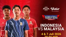 Jadwal Timnas Indonesia U-17 di Vidio. (doc. vidio)