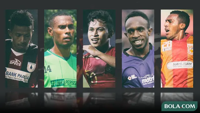 Trivia - Osvaldo Haay, Ruben Sanadi, Terens Puhiri, Ricky Kayame, Friska Womsiwor