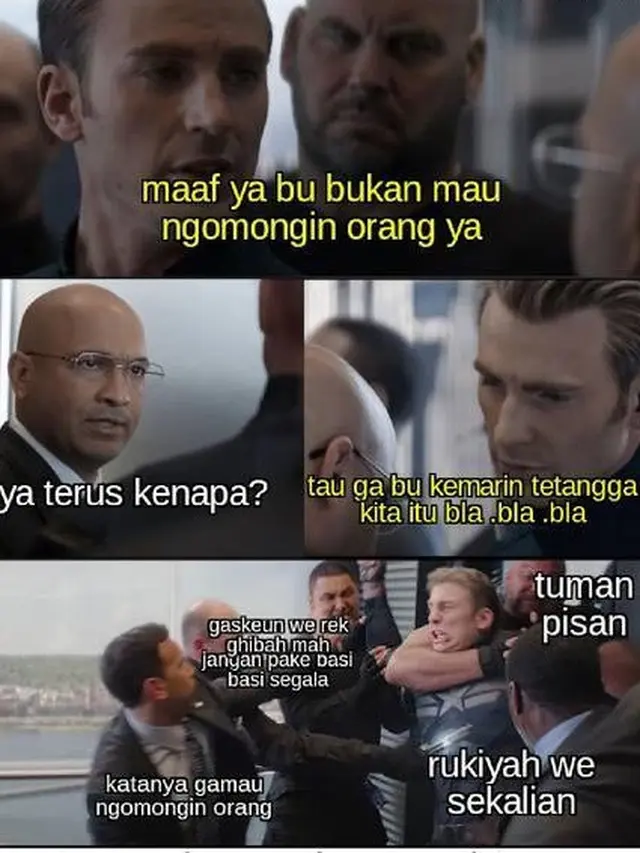 7 Meme Kocak Gambaran Orang Gibah Ini Bikin Senyum Nyengir
