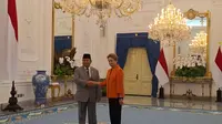 Prabowo Terima Presiden New Development Bank di Istana Merdeka