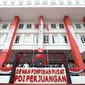 Penampakan gedung baru DPP PDIP di Jalan Diponegoro, Jakarta Pusat, Senin (1/6/2015). Gedung senilai Rp.42,6 miliar itu diresmikan oleh Megawati Soekarnoputri. (Liputan6.com/Herman Zakharia)