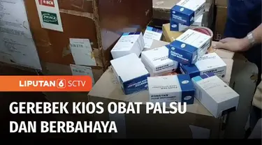 Direktorat Kriminal Khusus Polda Metro Jaya menggeledah sejumlah kios di Pasar Pramuka, Jakarta Pusat, yang diduga menjual berbagai obat palsu dan ilegal. Polisi menyita ribuan butir obat palsu dan ilegal berbagai merk.