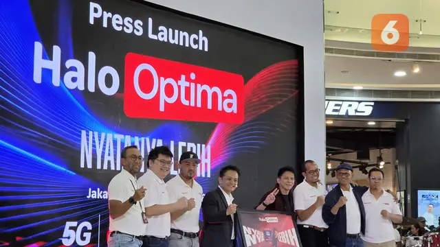 Peluncuran Halo Optima dari Telkomsel. Credit: Liputan6.com/Iskandar