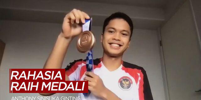 VIDEO: Rahasia Anthony Sinisuka Ginting Raih Medali Perunggu di Olimpiade Tokyo 2020