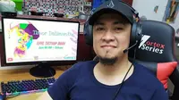 Timor Dalimunthe, seorang streamer game yang bisa meraub ratusan juga dengan live di Facebook Gaming. (Istimewa)