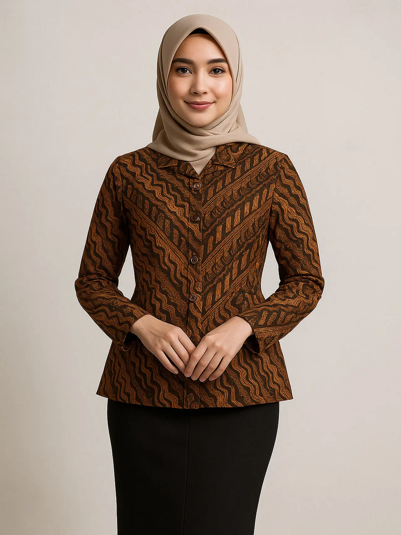 7 Setelan Batik dengan Rok Panjang Terbaru, Tampil Anggun di Berbagai Momen